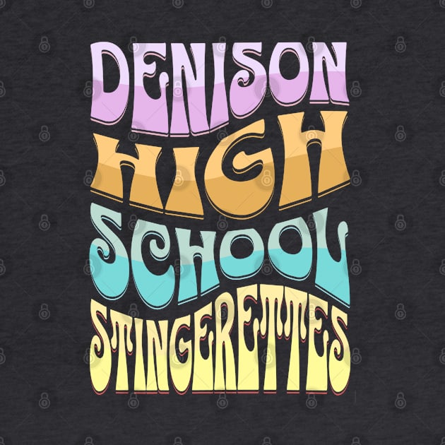 Denison High School Stingerettes Retro by Team Spirit